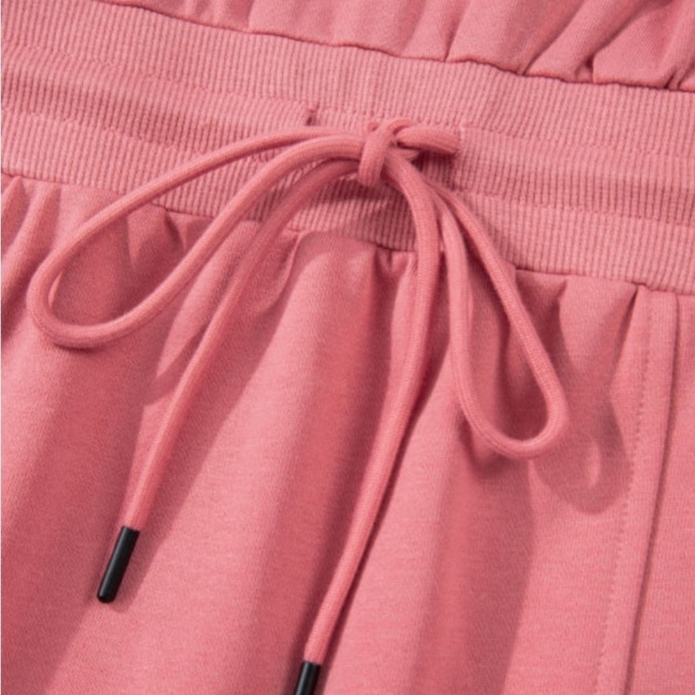 Casual Black Zipped Polo Collar Drawstring Mini Dress - Picture 8 of 10